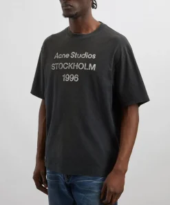 Acne Studios Tops^Short Sleeve Logo T-Shirt