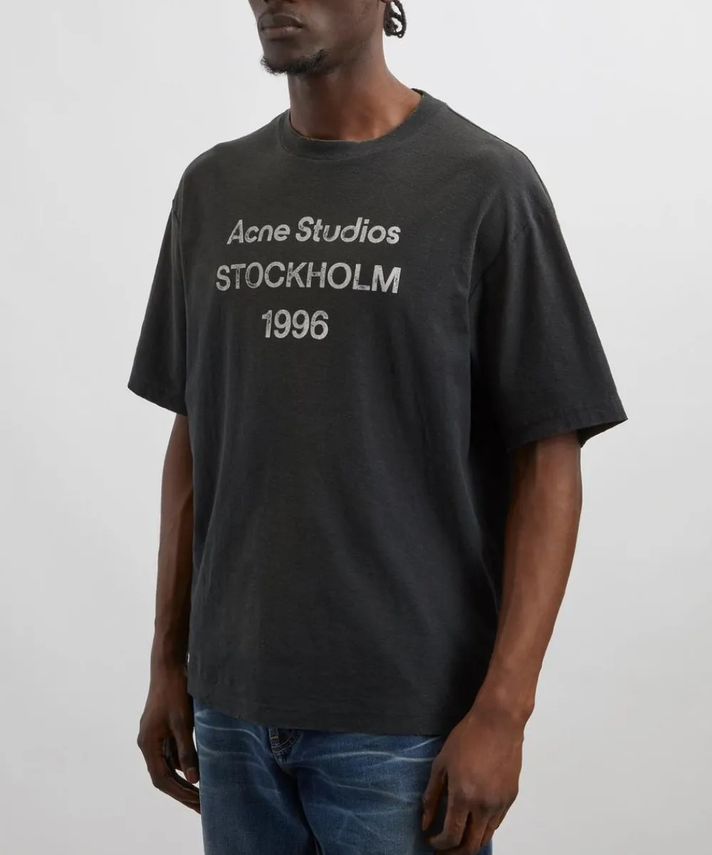 Acne Studios Tops^Short Sleeve Logo T-Shirt