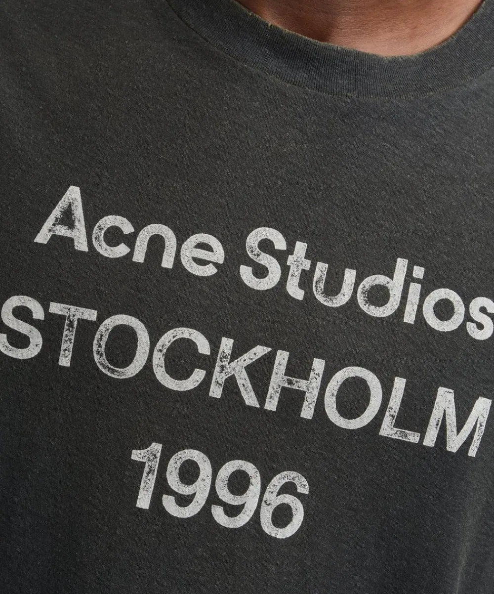Acne Studios Tops^Short Sleeve Logo T-Shirt