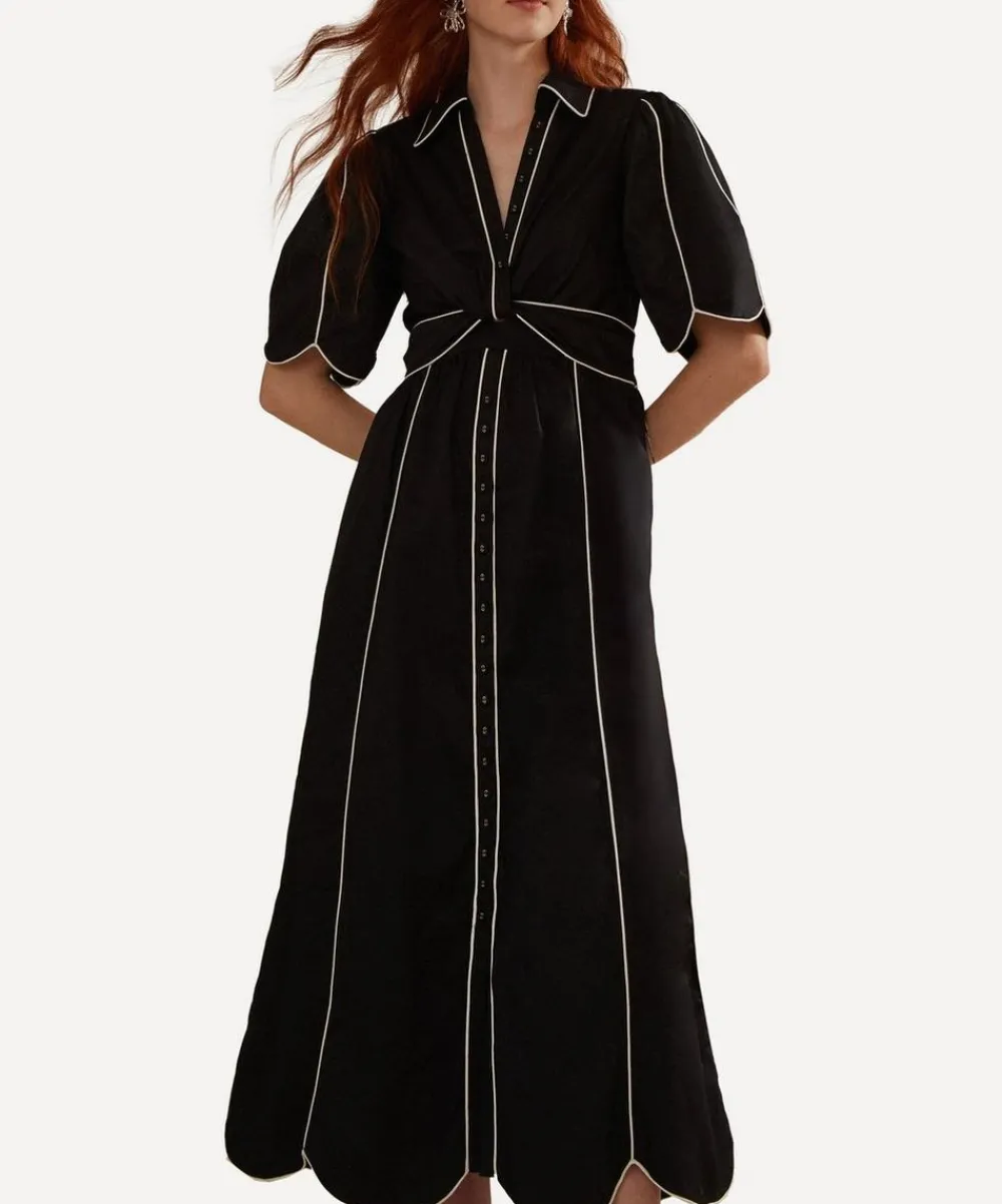 FARM Rio Dresses^Short Sleeve Midi Dress