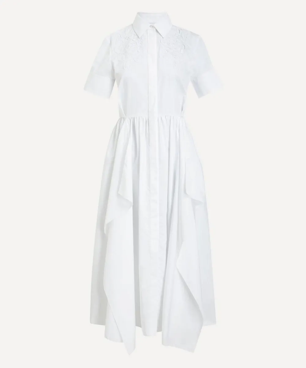 Erdem Dresses^Short-Sleeve Midi Shirt Dress