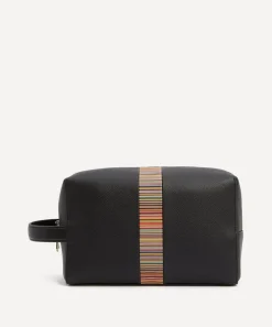 Paul Smith Bags^Signature Stripe Leather Wash Bag