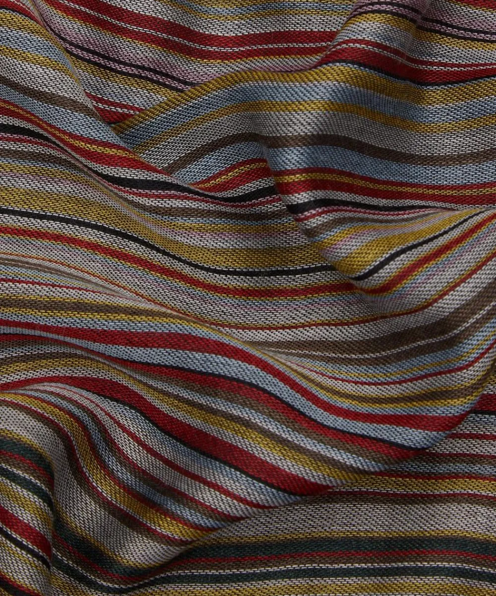 Paul Smith Scarves^Signature Stripe Silk-Wool Blend Scarf