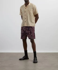 Kartik Research Shirts^Silk Camp Shirt