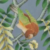 Liberty Interiors Wallpaper^Silk Tree in Flax Flower