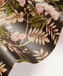 Liberty Interiors Wallpaper^Silk Tree in Red Lac