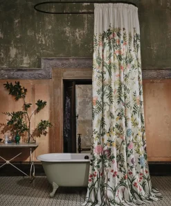 Liberty Interiors Furnishing Fabrics^Silk Tree Linen in Lichen