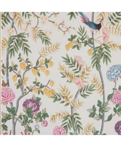 Liberty Interiors Furnishing Fabrics^Silk Tree Linen in Lichen