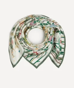 Liberty Scarves^Silk Tree Trellis 90x90 Silk Scarf