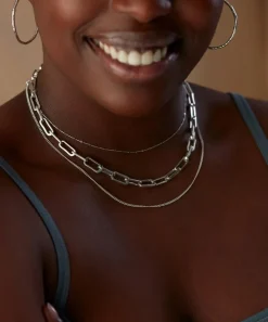 Monica Vinader Necklaces^Silver Alta Capture Charm Necklace