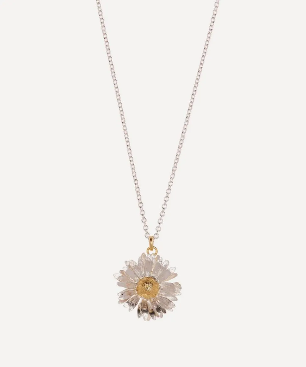 Alex Monroe Necklaces^Silver Big Daisy Pendant Necklace