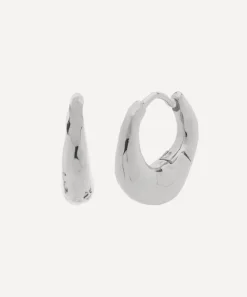 Monica Vinader Earrings^Silver Deia Huggie Hoop Earrings