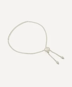 Monica Vinader Bracelets^Silver Fiji Mini Diamond Bar Bracelet