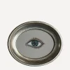 Patch NYC Wall Art|Living Room^Silver Frame Left Eye Art Print