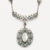 Kojis Necklaces|Necklaces^Silver Jessie M King for Liberty Turquoise and Pearl Pendant Necklace