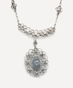 Kojis Necklaces|Necklaces^Silver Jessie M King for Liberty Turquoise and Pearl Pendant Necklace
