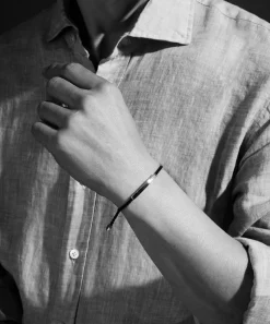 Monica Vinader Bracelets^Silver Linear Men’s Friendship Bracelet