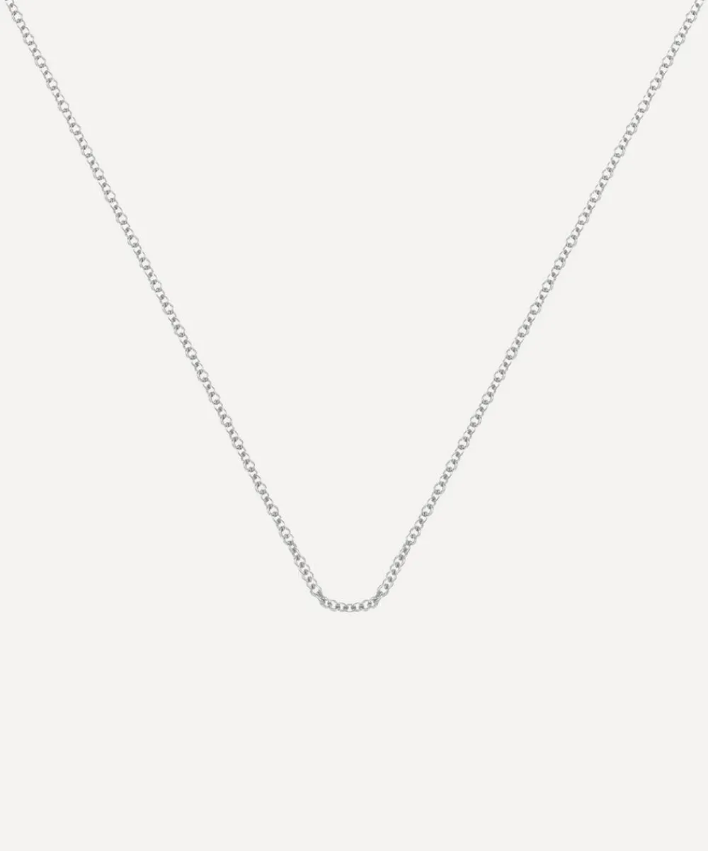 Monica Vinader Necklaces^Silver Long Fine Beaded Chain