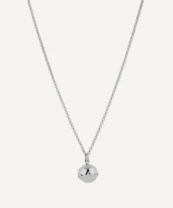 Dinny Hall Necklaces^Silver My World Small Orb Locket Necklace