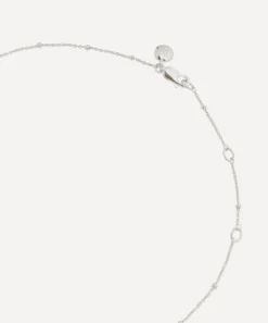 Monica Vinader Necklaces^Silver Short Fine Beaded Chain