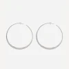 Dinny Hall Earrings^Silver Signature Large Hoop Earrings