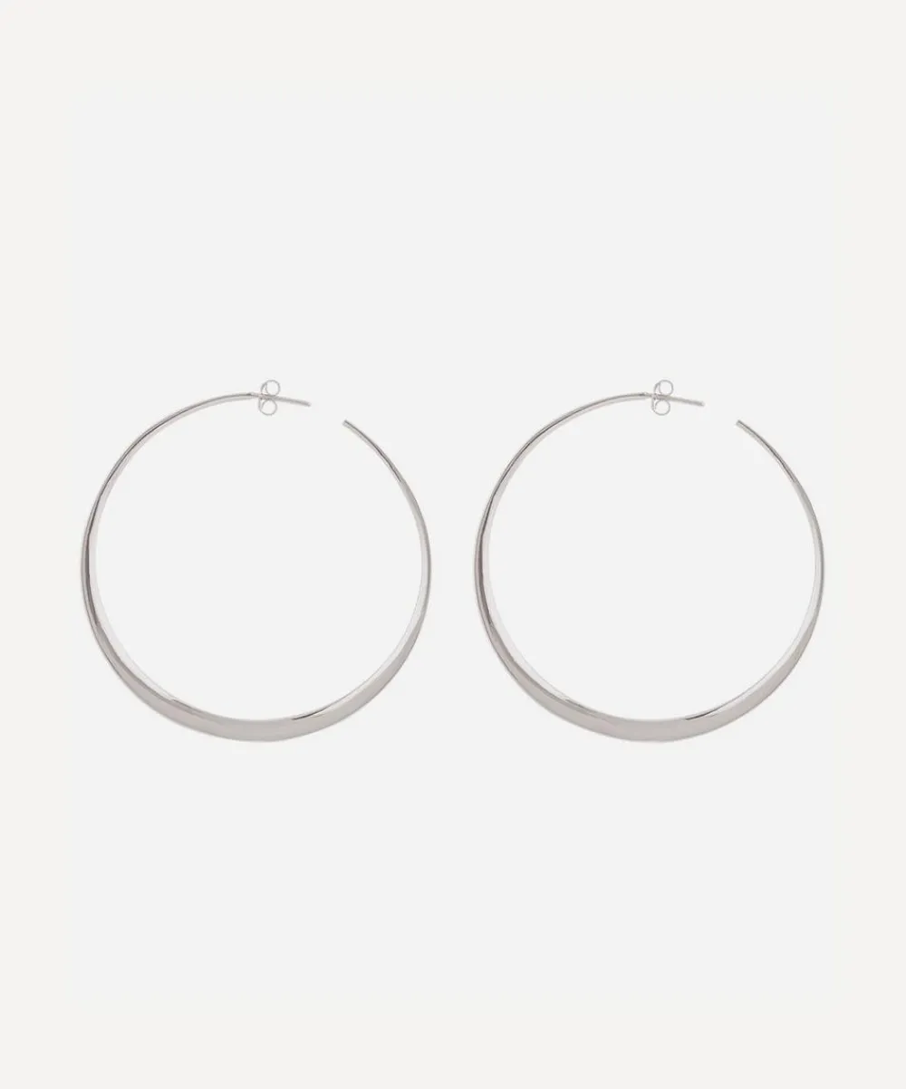 Dinny Hall Earrings^Silver Signature Large Hoop Earrings