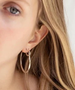 Dinny Hall Earrings^Silver Signature Medium Hoop Earrings