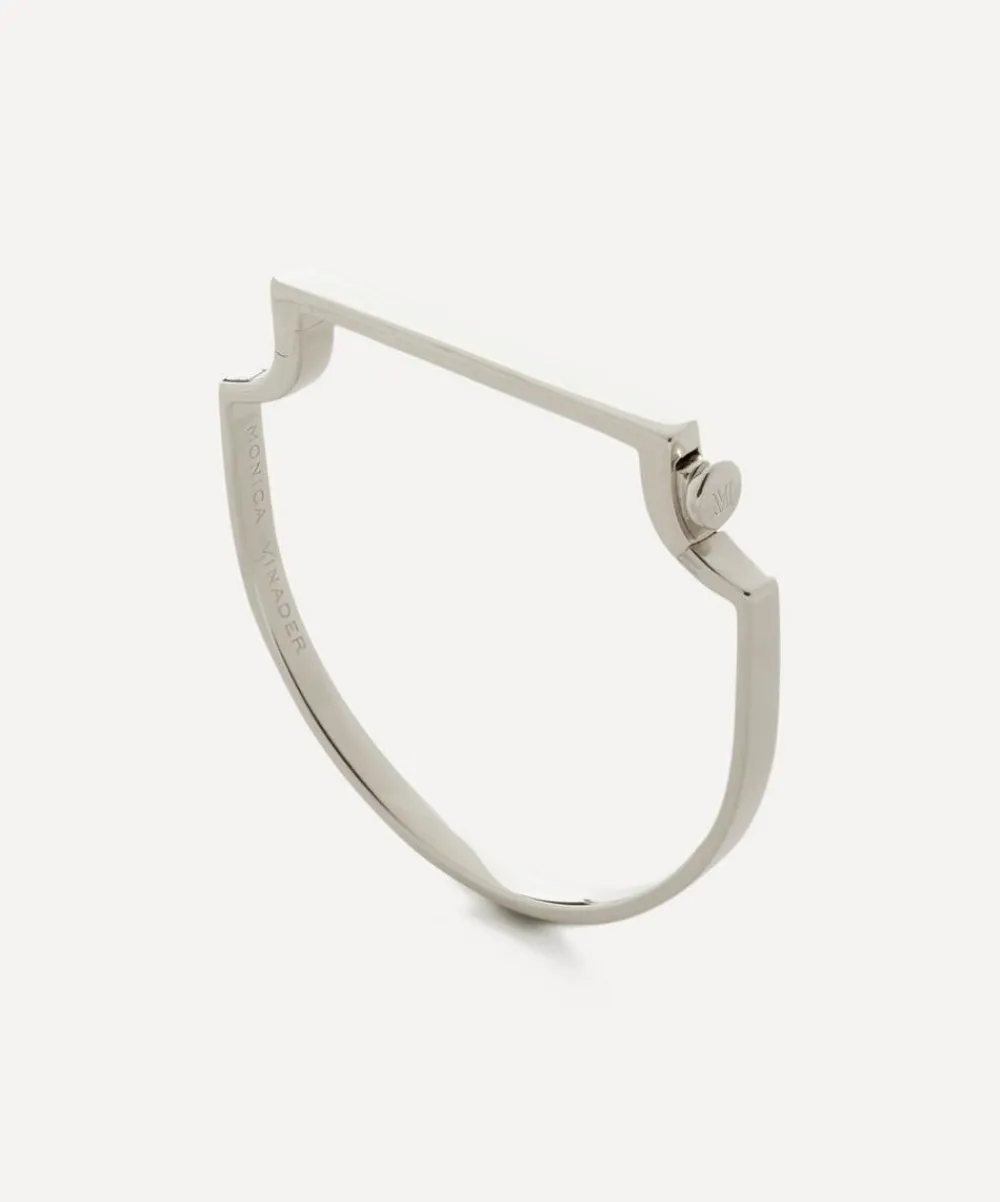 Monica Vinader Bracelets^Silver Signature Thin Bangle