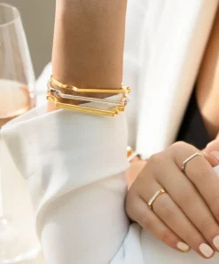 Monica Vinader Rings^Silver Signature Thin Diamond Ring