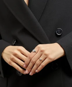 Seb Brown Rings|Rings^Silver Tsavorite Garnet Serpent Ring