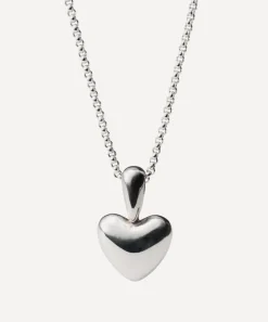 Annika Inez Necklaces^Silver Voluptuous Heart Pendant Necklace