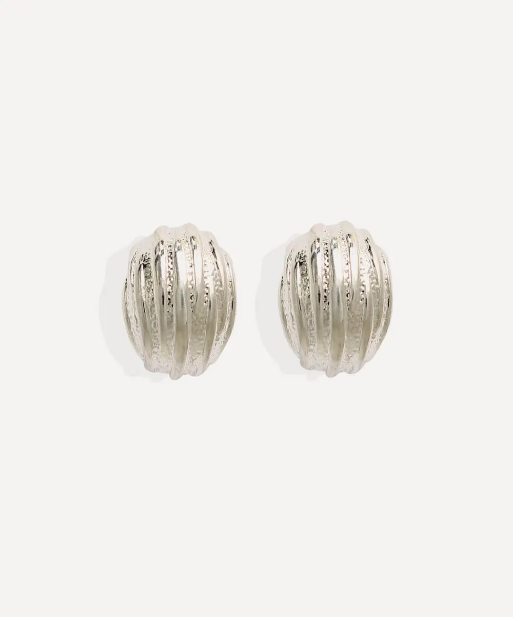 By Alona Earrings^Silver-Plated Athena Clip-On Earrings