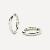 Missoma Earrings^Silver-Plated Classic Tunnel Small Hoop Earrings