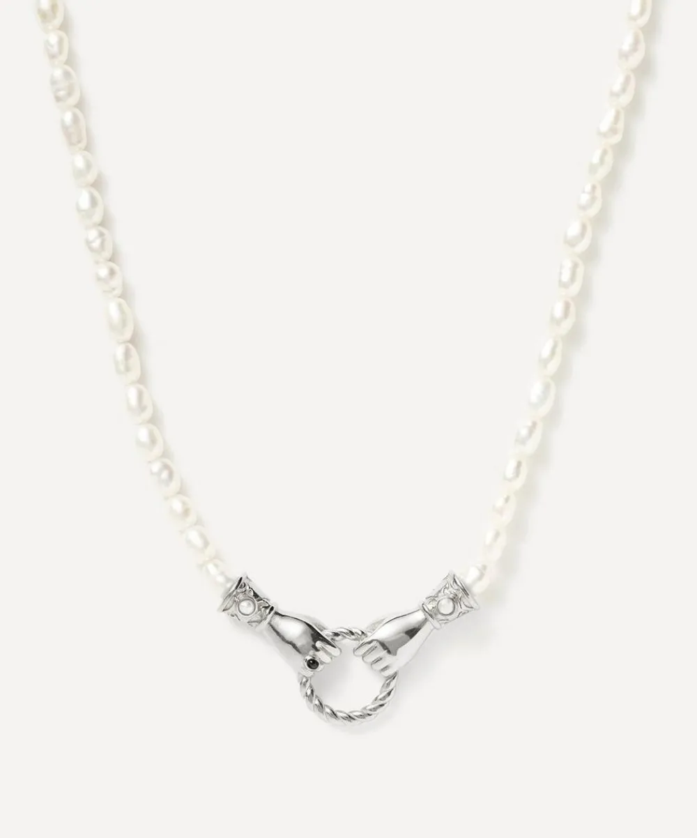Missoma Necklaces^Silver-Plated Harris Reed In Good Hands Necklace