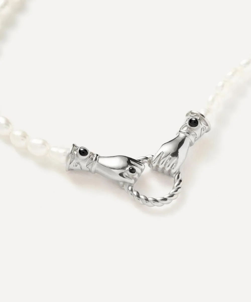 Missoma Necklaces^Silver-Plated Harris Reed In Good Hands Necklace