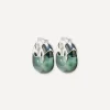 Lizzie Fortunato Earrings^Silver-Plated Mini Organic Hoop Earrings