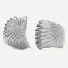 Missoma Earrings^Silver-Plated Ripple Oversized Stud Earrings