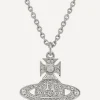 Vivienne Westwood Necklaces^Silver-Tone Carmela Bas Relief Pendant Necklace