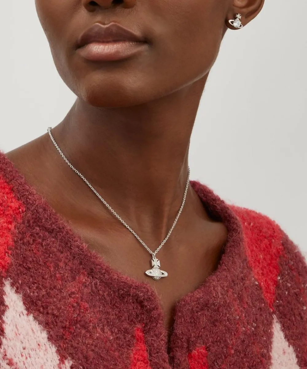 Vivienne Westwood Necklaces^Silver-Tone Carmela Bas Relief Pendant Necklace