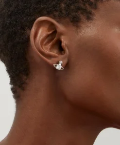Vivienne Westwood Earrings^Silver-Tone Reina Stud Earrings