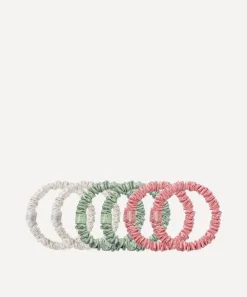 Slip Hair Styling^Skinny Bellerose Silk Scrunchies Pack of 6
