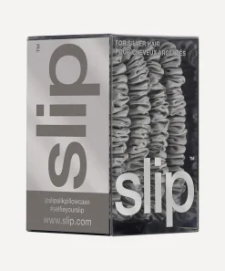 Slip Hair Styling^Skinny Silk Scrunchies Pack of 4