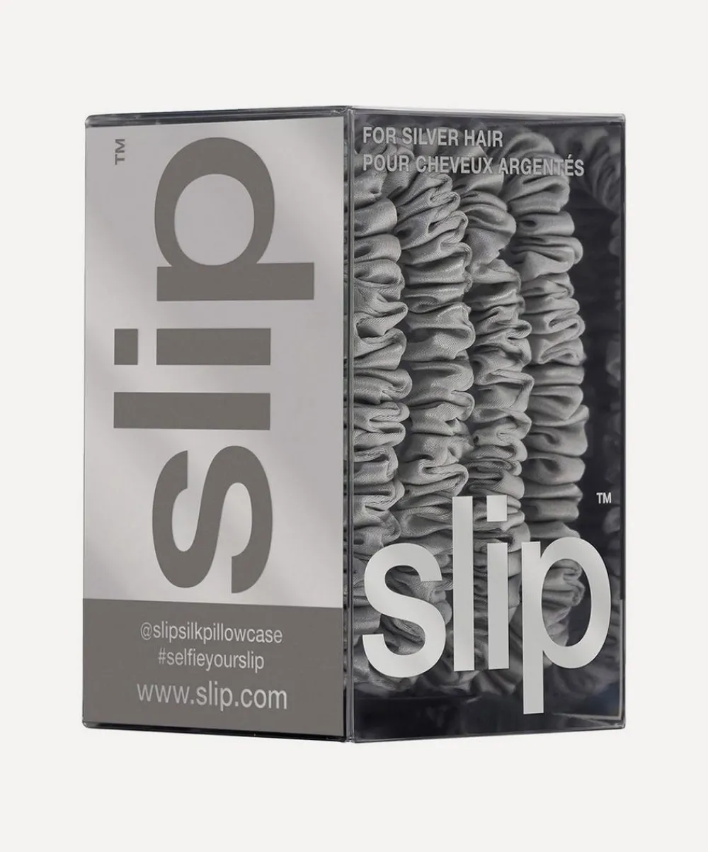 Slip Hair Styling^Skinny Silk Scrunchies Pack of 4