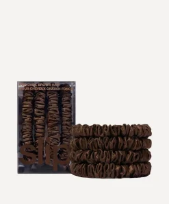 Slip Hair Styling^Skinny Silk Scrunchies Pack of 4
