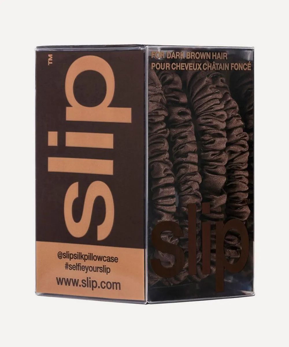 Slip Hair Styling^Skinny Silk Scrunchies Pack of 4