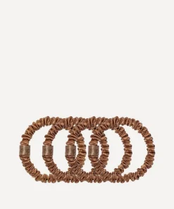 Slip Hair Styling^Skinny Silk Scrunchies Pack of 4