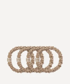 Slip Hair Styling^Skinny Silk Scrunchies Pack of 4