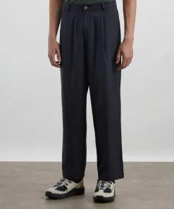Folk Trousers^Slate Wide Fit Trousers