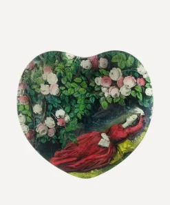 John Derian Stationery And Games^Sleeping Beauty Heart Dish