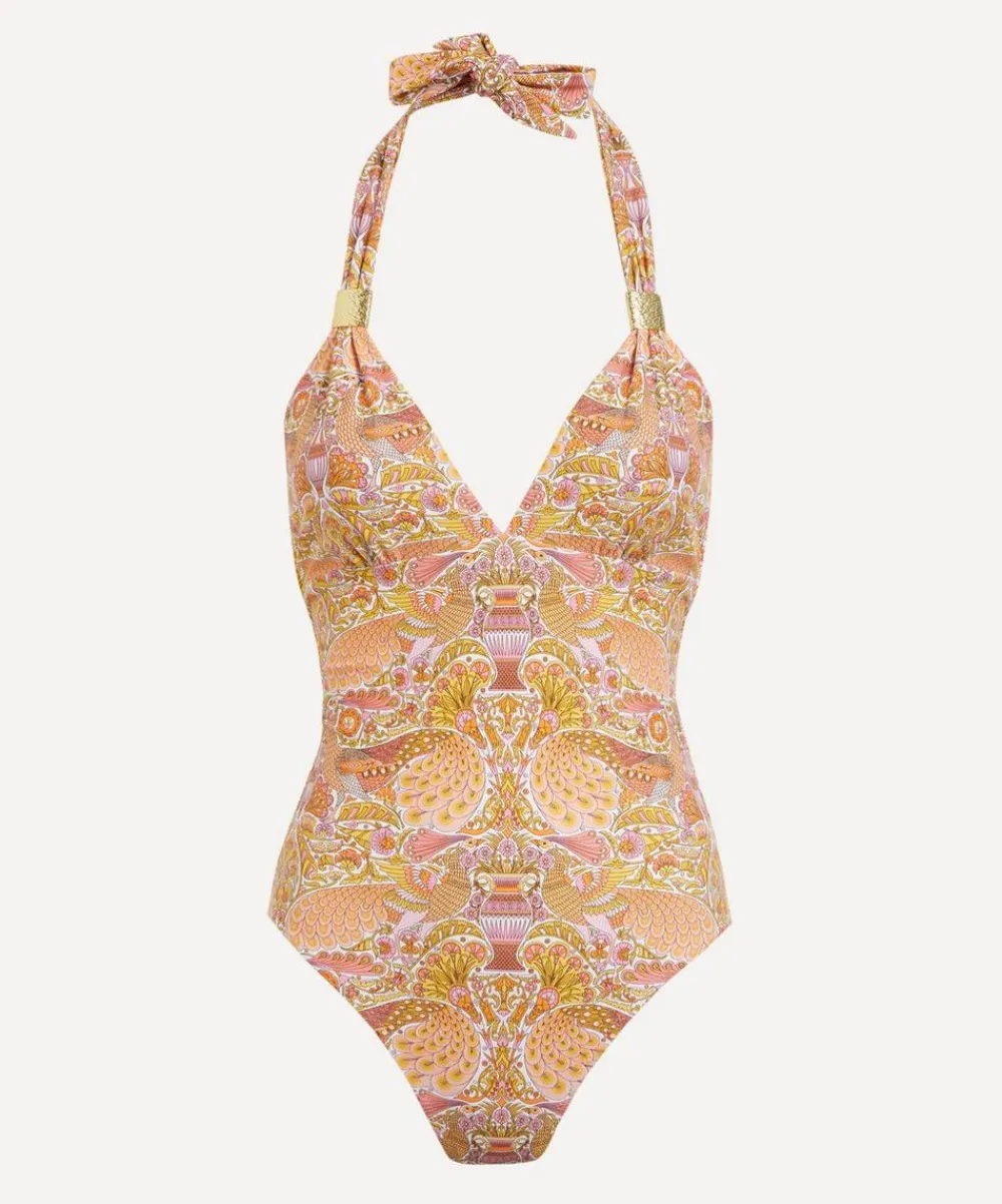 Heidi Klein Swimwear^Slider Halterneck Swimsuit in Liberty Fabrics’ Oscar’s Palace